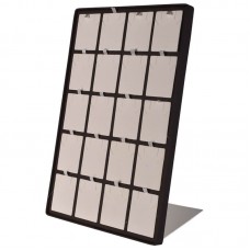 מגש עומד לתליונים עם שרשרת - חום 