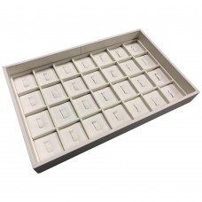 RW306 - מגש ל28 טבעות עם חלוקה 